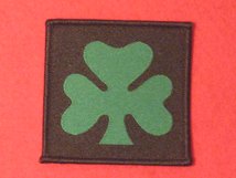 TACTICAL RECOGNITION FLASH BADGE ROYAL IRISH SHAMROCK TRF BADGE