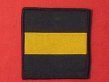 TACTICAL RECOGNITION FLASH BADGE PRINCESS OF WALES ROYAL REGIMENT YELLOW AND BLUE TRF BADGE.