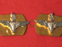 PARACHUTE REGIMENT MILITARY COLLAR BADGES