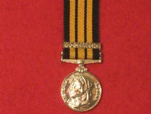 MINIATURE ASHANTEE MEDAL WITH COOMASSIE CLASP