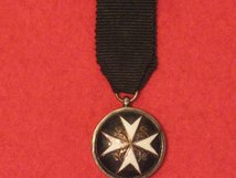 MINIATURE ORDER OF ST JOHN OF JERUSALEM BREAST MEDAL CONTEMPORARY MEDAL