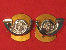 KINGS OWN YORKSHIRE LIGHT INFANTRY KOYLI REGIMENT MILITARY COLLAR BADGES