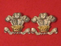 LANCASHIRE REGIMENT MILITARY COLLAR BADGES