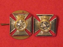 DUKE OF EDINBURGHS ROYAL REGIMENT MILITARY COLLAR BADGES