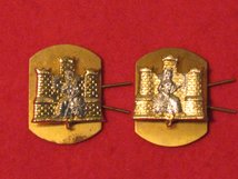 ROYAL ANGLIAN REGIMENT 1ST BATTALION MILITARY COLLAR BADGES