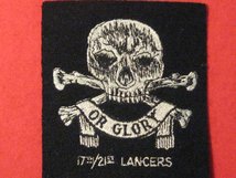 17TH 21ST LANCERS BLAZER BADGE