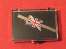 UNION JACK TIE CLIP SLIDE BAR WITH BOX