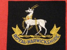 ROYAL WARWICKSHIRE BLAZER BADGE