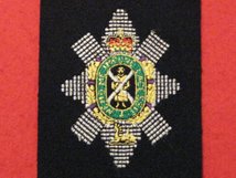 BLACK WATCH REGIMENT BLAZER BADGE