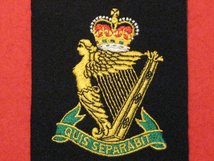 ROYAL ULSTER RIFLES BLAZER BADGE