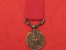 MINIATURE THE FIRE BRIGADES ASSOCIATION BRONZE CONTEMPORARY MEDAL