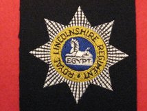 LINCOLNSHIRE REGIMENT BLAZER BADGE