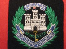 NORTHAMPTONSHIRE REGIMENT BLAZER BADGE