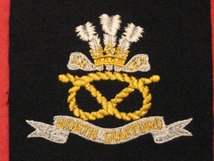 NORTH STAFFS REGIMENT BLAZER BADGE