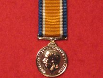 MINIATURE BRITISH WAR MEDAL 1914 1918 WW1 MEDAL