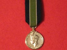 MINIATURE COLONIAL POLICE LSGC SERVICE MEDAL GVI