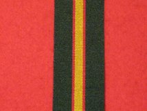 FULL SIZE ULSTER DEFENCE REGIMENT UDR SERVICE MEDAL RIBBON