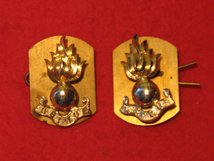 ROYAL ENGINEERS MILITARY COLLAR BADGES