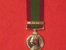 MINIATURE AFGHANISTAN MEDAL 1878 WITH KABUL CLASP MEDAL