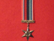 MINIATURE COMMEMORATIVE VETERANS STAR MEDAL