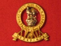 15TH 19TH HUSSARS REGIMENT CAP BADGE KC