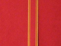 MINIATURE FIRE BRIGADE LSGC MEDAL RIBBON