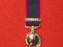MINIATURE GSM MALAYA 1918 63 MEDAL EIIR