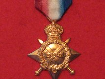 FULL SIZE 1914 - 15 STAR MEDAL