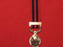 MINIATURE INDIA GENERAL SERVICE MEDAL 1854  1895 WITH BURMA 1885-7 CLASP
