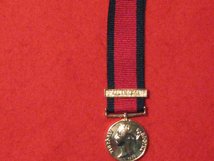 MINIATURE MILITARY GENERAL SERVICE MEDAL WITH SALAMANCA CLASP 1847 MEDAL