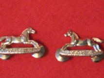 YORKSHIRE REGIMENT MILITARY COLLAR BADGES