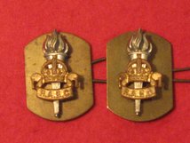 ROYAL ARMY EDUCATION CORPS RAEC REGIMENT MILITARY COLLAR BADGES O/R.