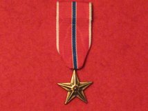 MINIATURE USA BRONZE STAR MEDAL