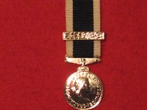 MINIATURE ROYAL NAVY LSGC MEDAL EIIR WITH 2ND AWARD BAR (30 YEARS SERVICE)