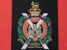 KINGS OWN SCOTTISH BORDERERS KOSB REGIMENT BLAZER BADGE