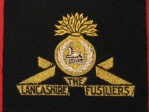 LANCASHIRE FUSILIERS BLAZER BADGE