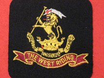 THE WEST RIDING REGIMENT BLAZER BADGE