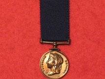 MINIATURE JUBILEE MEDAL 1897 BRONZE METROPOLITAN POLICE CONTEMPORARY GVF FIXED HEAD RARE MEDAL