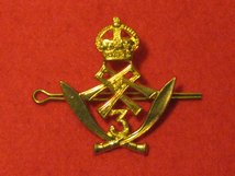 GURKHA 3 QUEENS ALEXANDRAS OWN CAP BADGE KC