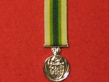 MINIATURE AUSTRALIAN AUSTRALIA  SERVICE MEDAL 1975