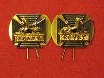 ROYAL GLOUCESTERSHIRE BERKSHIRE WILTSHIRE REGIMENT MILITARY COLLAR BADGES