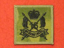 TACTICAL RECOGNITION FLASH BADGE 16TH QUEENS ROYAL LANCERS TRF MULTICAM BADGE