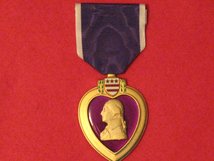 FULL SIZE USA ORIGINAL PURPLE HEART MEDAL