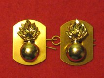 LANCASHIRE FUSILIERS MILITARY COLLAR BADGES