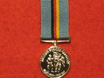 MINIATURE COMMEMORATIVE BRITISH FORCES GERMANY MEDAL