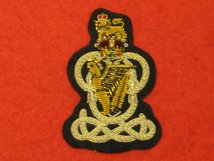 QUEENS ROYAL HUSSARS OFFICERS BERET BADGE