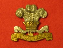 12TH ROYAL LANCERS CAP BADGE PRE 1903