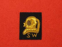 MESS DRESS DIVER SW SHALLOW WATER GOLD ON BLACK BADGE