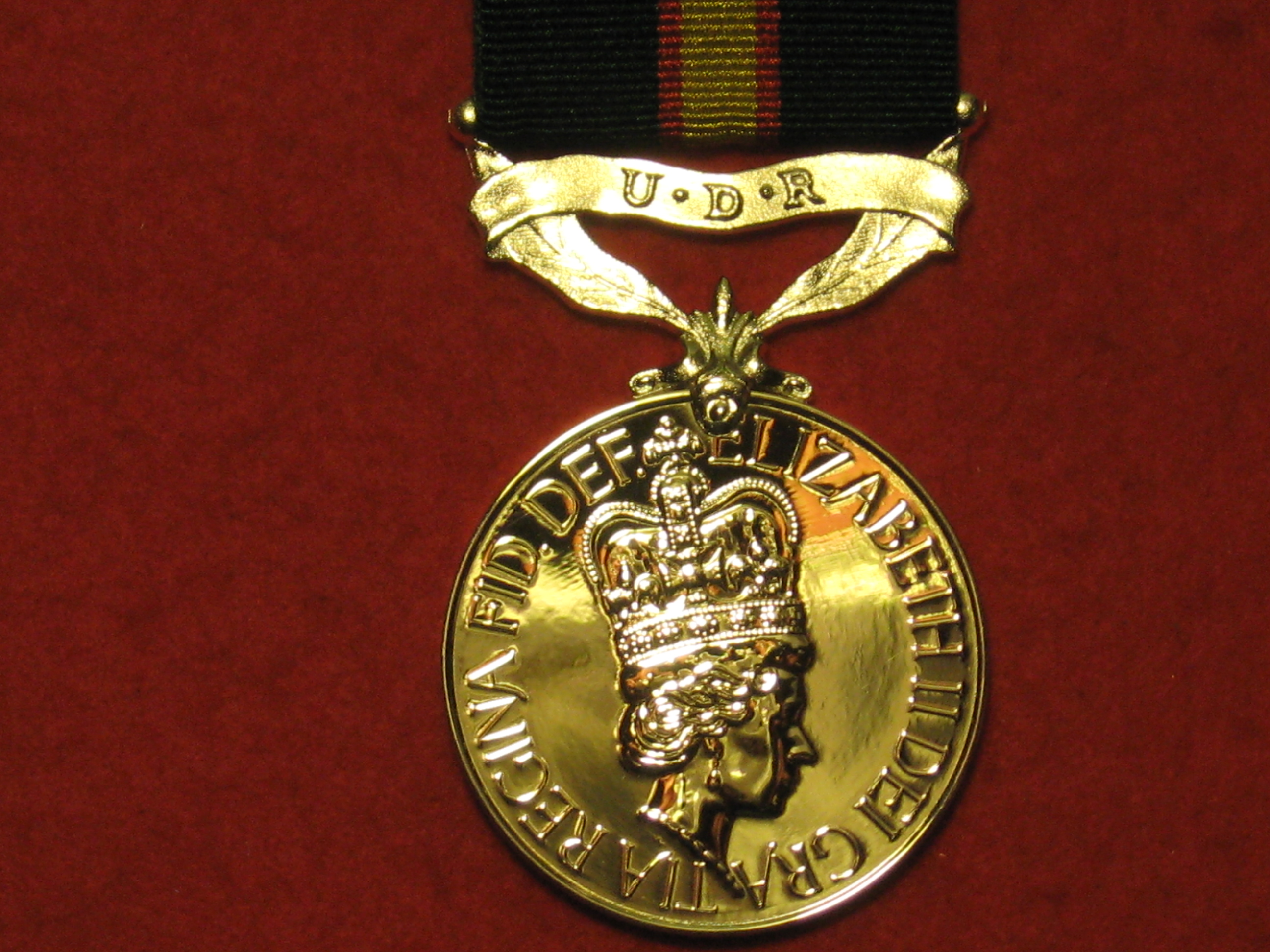 Ulster Defence regiment UDR 10x8  Frame Picture British army N ireland medal 