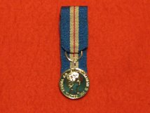 MINIATURE COURT MOUNTED QUEENS GALLANTRY MEDAL QGM